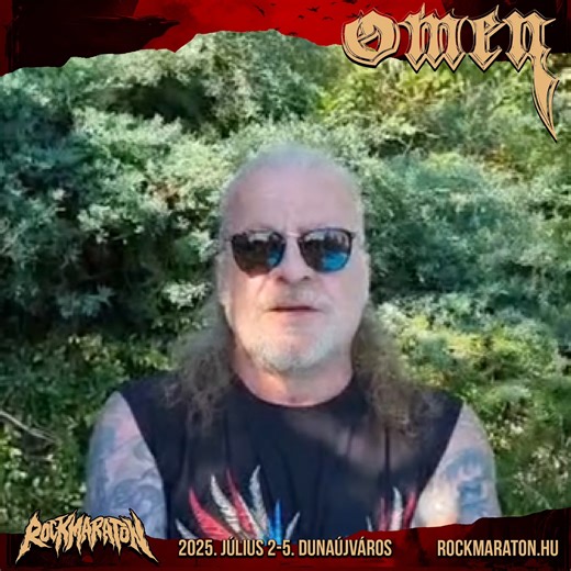 🇭🇺 Az idén 35 éves Omen zenekar a fesztivál nyitónapján, július 2-án érkezik "Kell az Ima" című új lemezével és persze a klasszikus heavy metal slágerekkel a jubeliumi év alkalmából.🤘 🇬🇧 The 35-year-old band Omen will take the stage on the opening day of the festival, July 2nd, bringing their new album 'Kell az Ima' along with their classic heavy metal hits to celebrate their anniversary year! 🤘 📍 esemény / event: https://www.facebook.com/events/7935525646550980 💸 jegyek / tickets: https