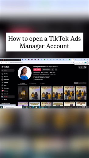 Becca| Digital Marketer |Social Media Manager | Monetization on Instagram: "TikTok Ads Manager Tutorial. Don't forget to save for later. Let me know if you want me to show you how to run effective advert using TikTok Ads Manager . . . . . Don’t forget to follow @yatlowagency and turn on your notification so that you won’t miss any other tutorial I put out here. #digitalmarketingexpert #socialmediamarketing #marketingstrategy #socialmediaadvertising #marketingtips"