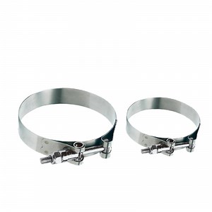 [Hot Item] T-Bolt Clamp in Size 31mm-34mm SS304 Clamp Round Band Edge