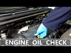 How to check engine oil level and quality