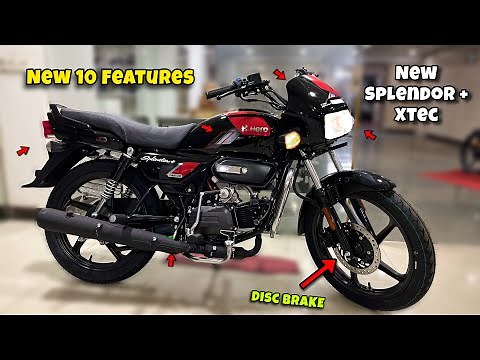 2025 Hero Splendor Plus Xtec Disc Brake Review New Model - New Features On Road Price? |splendordisc