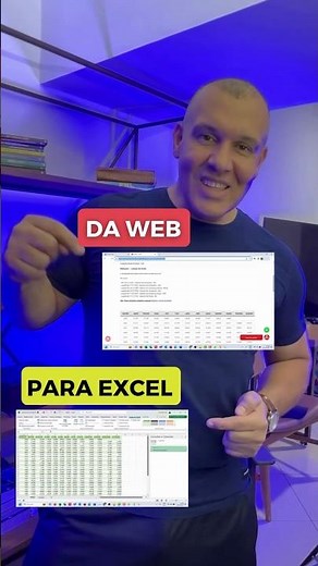Como conectar e baixar dados de tabelas web para o Excel. #excel #excelbr