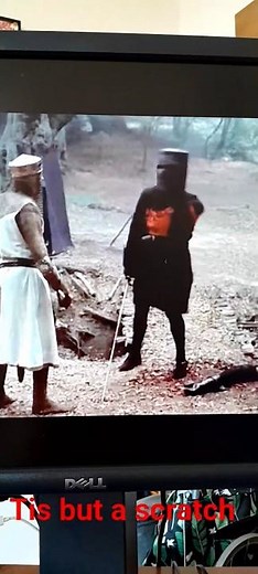 Monty Python The Black Knight Tis But A Scratch
