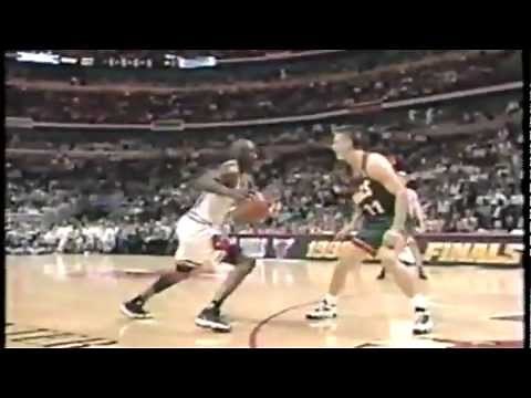 Chicago Bulls vs Seattle SuperSonics | 1996 NBA Finals - Game 1 | Michael Jordan 28 Pts | HD |