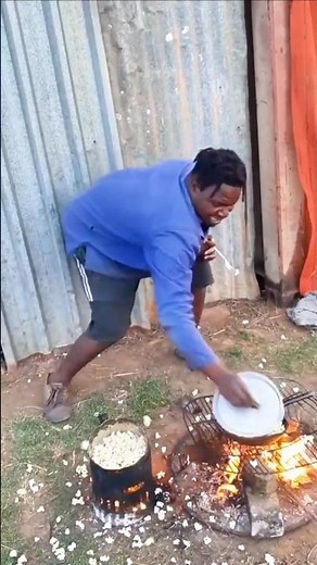 Someone is making popcorn and it suddenly explodes everywhere.” #shorts #makingpopcorn #funnyshorts