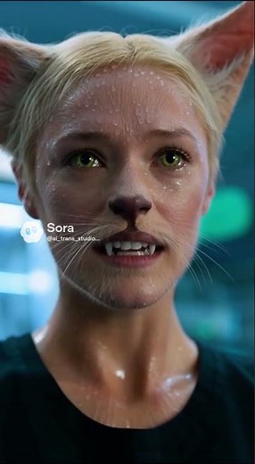 TF Cat Transformation — Name Test | LABCAT LOG 02 | #cattransformation #tf #aigenerated #scifi