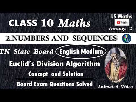 TN 10th Maths | Euclid's Division Algorithm| Concept and Solutions |Solved Board Exam Questions