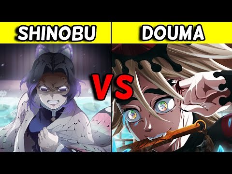 Shinobu VS Douma Full Fight Recap - Infinity Castle Arc