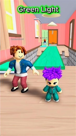 Thanos Plays Green Light Red Light in Teamwork Obby! 🔥🤝 #roblox #shorts