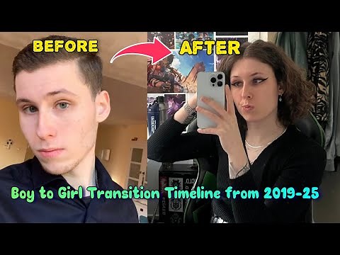 Boy to Girl Transition Timeline from 2019-2025 | Male to Female Transition | MTF Transition