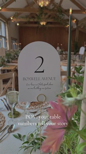 Creative DIY Wedding Table Number Ideas