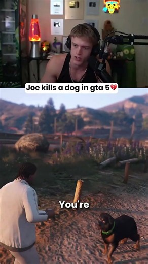 Joe kills franklins dog 😭😭 #t3clipped