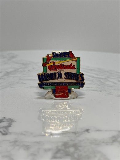 1964 World Series Baseball Pin: Multicolor Enamel - Vintage Sports Accessory - Etsy