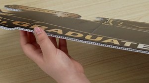 Large 2025 Graduation Yard Signs Class of 2025 Congrats Grad Lawn Yard Decor DIY Name Yard Sign with Stakes for Senior College School Grad Party Outdoor Garden Decorations, Black and Gold