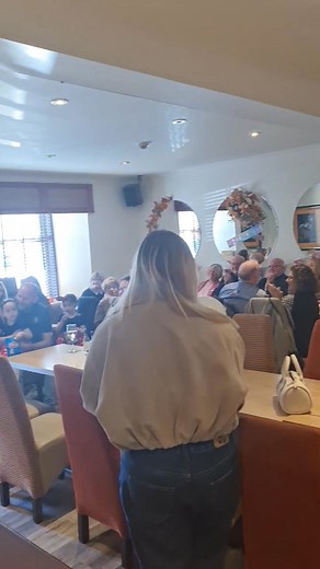 17K views · 181 reactions | To start our weekend off, we had the pleasure of hosting a surprise 75th birthday in our small lounge for a lovely local lady, one of our regular diners Ann拾 壟 As you can see Ann got a fab surprise  We all wish you a very happy 75th birthday Ann拾壟 | Railway Inn and The Platform Lounge | Facebook