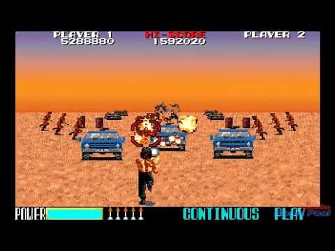 1989 Rambo 3 Arcade Game Playthrough Retro game