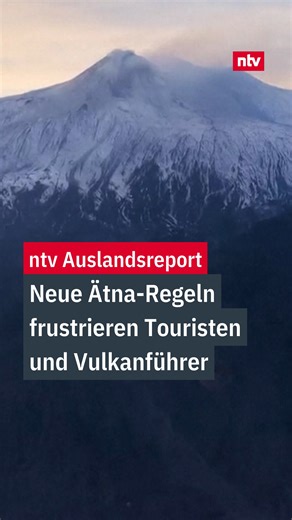 ntv Nachrichten on Instagram: "Als Antwort auf leichtsinnige Touristen, die sich zu nah an Lavaströme begeben, schränken die Behörden auf #Sizilien den Zugang zum aktuell aktiven #Ätna stark ein. Das stößt bei Reisenden und den Vulkanführern vor Ort auf Unverständnis. 🌍 Unseren #Auslandsreport mit spannenden Dokus aus der ganzen Welt seht ihr freitags um 17.30 Uhr im TV oder wann ihr wollt auf RTL+. #ntv #nachrichten"