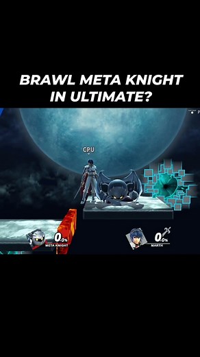 Meta Knight Smash Bros Brawl Gameplay
