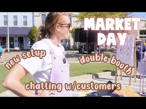 6-HOUR Milan Market, chatting with customers, setting up & taking down