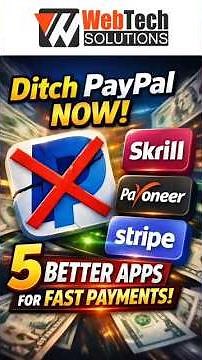 Stop Using PayPal ❌ Top 5 alternative payment apps | WebTech Solutions Business Picks