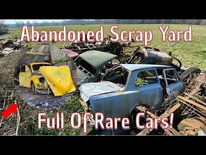 I Explore An Abandoned Scrap Yard And Found Some Rare Classic Cars!!