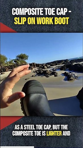 Lightweight Composite Toe Cap Work Boots Review | Slip-On Safety Boots | #WorkBoots #SafetyFirst