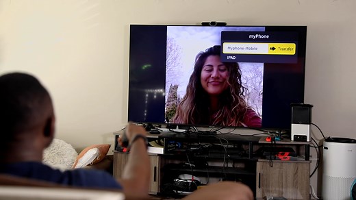 Get up from the sofa and go outside without hanging up your call! We have you covered with Call Transfer. 🐶 https://www.sorenson.com/sorenson-at-home/#sign-up-home | Sorenson