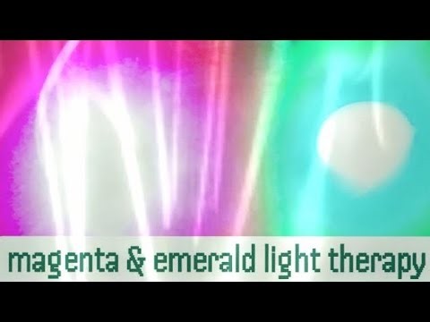 ★virtual★ magenta & emerald LED light therapy 🕯️ «•°•°Color Therapy Series°•°•»