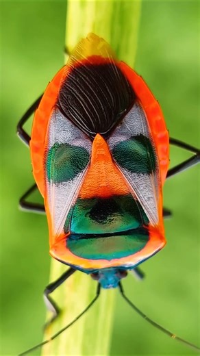 A close- up video of Man-faced Stink Bug (Catacanthus incarnatus) . . . #Amazing #bugs #nature | Jocanz Jocanz