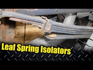 Silverado Duramax Leaf Spring Isolators