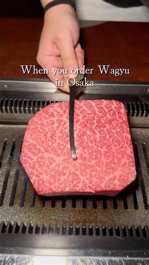 A premium wagyu yakiniku spot in Kitashinchi, Osaka 🥩✨