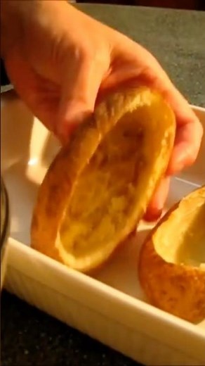 DOUBLE BAKED STUFFED POTATOES 😋 Winter Comfort Food 😍 #food #baking #potato #recipe