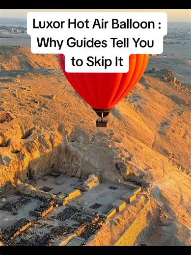 Luxor Hot Air Balloon: Why Guides Tell You to Skip It Luxor hot air balloon Valley of Kings aerial view West Bank Luxor sunrise Egypt balloon ride worth it Luxor archaeological sites overview Hot air balloon Egypt Valley of Queens from above Deir el Bahari temple views Luxor travel tips honest Egypt tourist traps debunked Egypt Tour itinerary Egypt itineraries Egypt tours Egypt travel Egypt travel guide Egypt #LuxorEgypt #HotAirBalloon #ValleyOfTheKings #EgyptTravel #LuxorSunrise