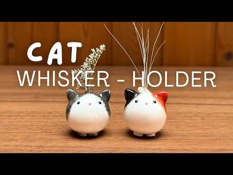 Cat Figurine - Easy Polymer Clay Tutorial | Cozy Art Vlog