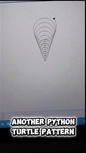 Cool python turtle pattern 4 #viral #shorts