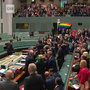 Rapturous applause broke out at Parliament House in Australia as lawmakers voted in favor of same-sex marriage http://cnn.it/2kqpSJc | CNN