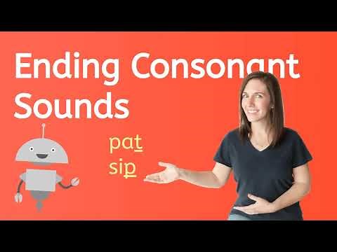 Learn About Ending Consonant Sounds