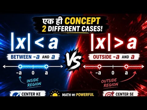 Modulus Inequalities | Class 11 | Math | JEE | Advance | Competitive