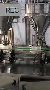Automatic powder filling and packing machine for powder product of tin cans or other containers # auto filling + capping machine www.genyondmachine.com +8613122891709 | Genyond machine | Facebook