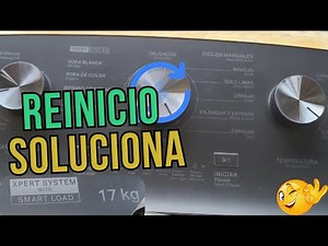 17kg How to reset a Whirlpool washing machine Method II calibration xpert system Smart Load 3 knobs