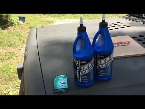 Jeep Cherokee rear diff fluid change. Chrysler 8.25