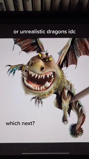 Realistic Gronkle Dragon Drawing | School of Drangon