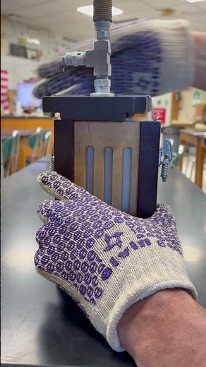 Dry Ice is Made! #experiment #scienceshorts #dryice