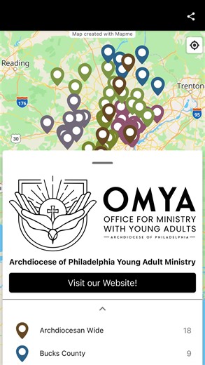 Archdiocese of Philadelphia Ministry with Young Adults (OMYA) | 🚧➡️🏠 Website glow‑up complete! We’ve refreshed the OMYA website to make it easier (and more fun!) to find community, resources, and ways to... | Instagram