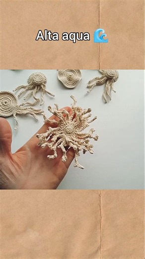 Alta aqua 🌊 Creative crochet Элементы крючком Вязаные элементы 🌼