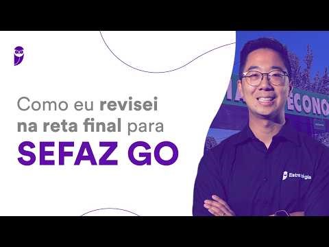 How I revised in the final stretch for SEFAZ GO - Prof. Victor Tanaka