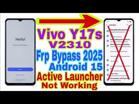 Vivo Y17s (V2310) Game Over Android 15 Frp Bypass | New Trick 2025 | Frp Reset/Bypass Google Account