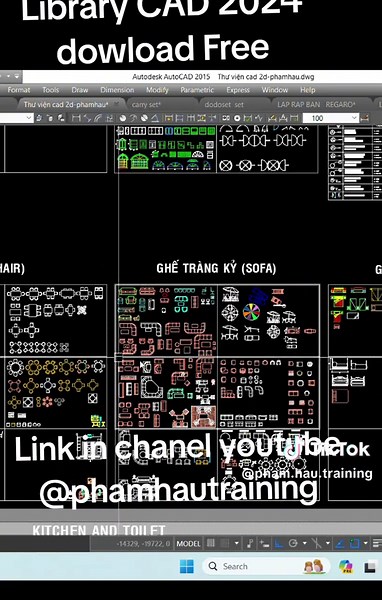 Tải xuống thư viện CAD miễn phí cho thiết kế