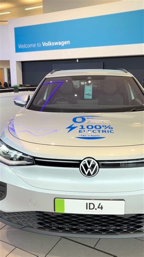 Take a look at the ID.4, ready to test drive at our dealerships today 🚗 This all-electric vehicle is a crossover SUV that is efficient in performance and comfortable in design. Tap to learn more about the ID.4 and book a test drive with us: https://www.yeomans.co.uk/volkswagen/new-cars/id4/ Not 100% sure on Electric? No problem! Our ID.Promise initiative gives you 100 days to get comfortable and confident with your new electric ID vehicle. If electric isn’t for you, you can return it between 80