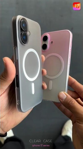 iphone 17 Hard Transparent Gradient Clear Case & Cover with Magsafe #magsafecase #iphone17cover